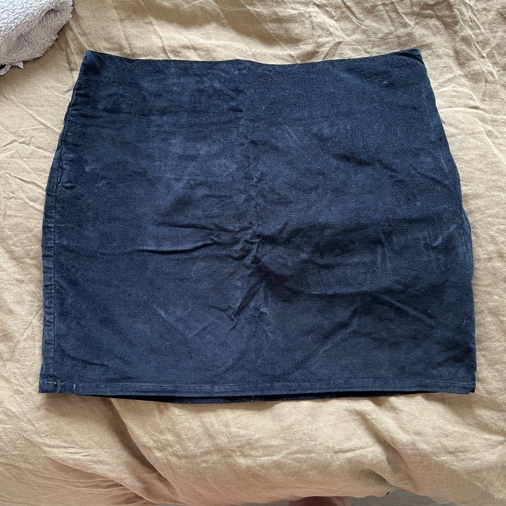 A&F Velvet Mini Skirt